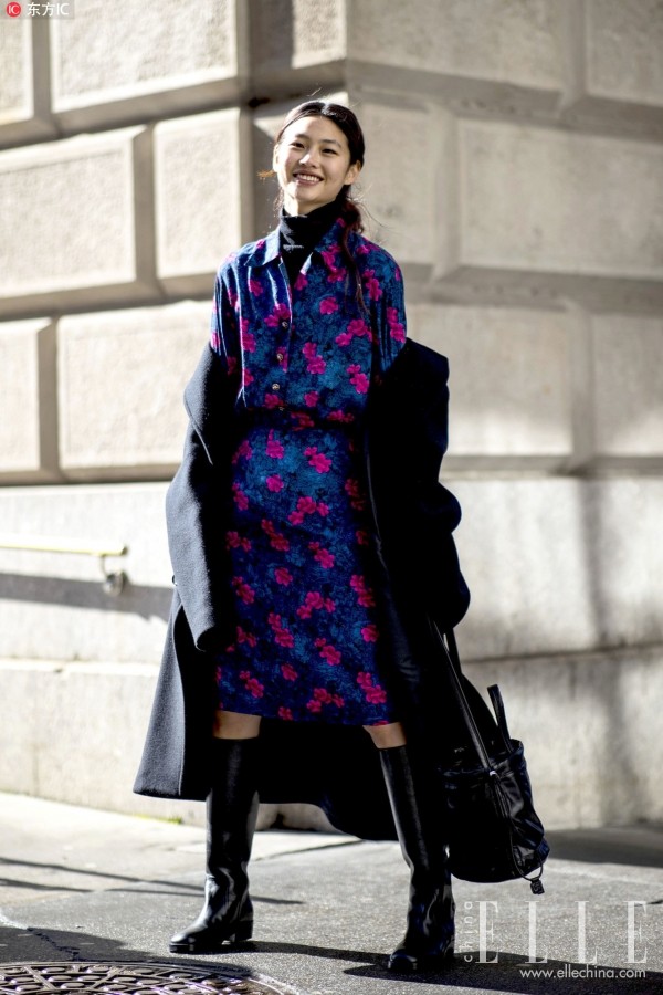 旧裙子穿出新花样,全靠打底衫